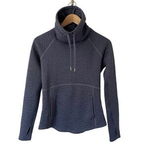 Marmot Turtleneck Pullover Sweatshirt Womens XS Blue Outdoor Athletic Quilted